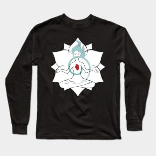 Heart Meditation Long Sleeve T-Shirt